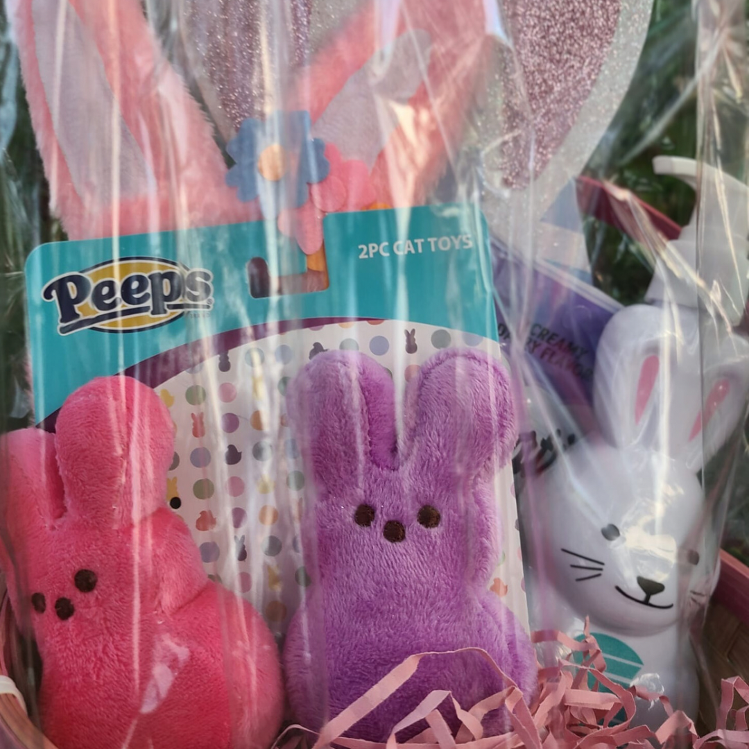 Purrfect Paws Easter Cat Basket